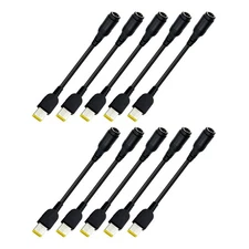 10PCS New 7.9*5.5mm Round to Square Plug Adapter Repair Part for Lenovo Thinkpad