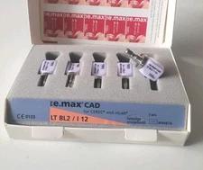 Lt BL2, i-12.  5/Pack.  Ivoclar Vivadent Cerec blocks  EMax. New