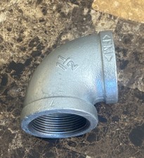 1 1/2 Galvanized Malleable Iron 90 Degree Elbow