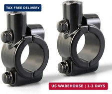 Motorcycle Mirrors Mounts 7/8" Handlebar Mirror Mount Holder Clamp Adaptor 10mm