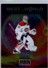 2020-21 O-Pee-Chee Platinum #BW-10 Carey Price Best in the World
