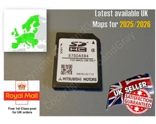 Latest Mitsubishi Outlander PHEV GPS Sat-Nav Map Card 2025-2026 W-15 W-17 W-18