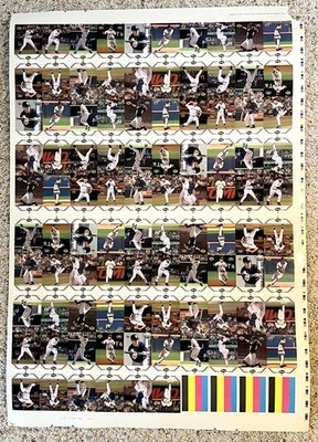 SEATTLE MARINERS 2002 UNCUT SHEET UPPER DECK FRANZ BREAD 6 TEAM CARD SETS ICHIRO