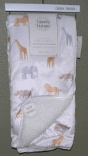 NEW Cuddly Friends Baby Sherpa Blanket Giraffe Elephant Lion Jungle 30"x40"