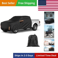 Super Crew Cab Car Cover Compatible With 2015-2026 F150 Truck Half Cover Ind...