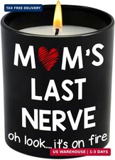 Birthday Gifts for Mom from Daughter Son - Moms Last Nerve Long Lasting Vanilla