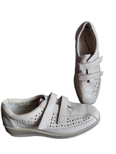 Sneaker, beige, Leder Gr. 7 H, Luftpolster, neu, von Medicus