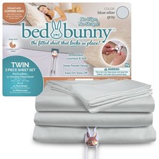 Bed Bunny Locking Fitted Bed Sheet Set,AS SEEN ON TV,Stays On Won t Slip Off