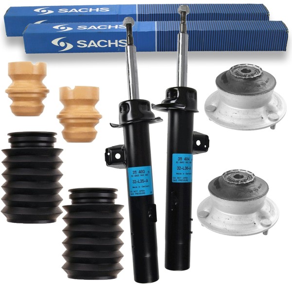 2X Sachs StoßDäMpfer Domlager Schutz Vorne Passend FüR Bmw 3Er E90 E91 E92 E93-image