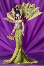 Bob Mackie Barbie, Fantasy Goddess of Asia, 2000, Model 20648, NRFB with shipper