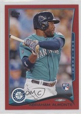 2014 Topps Target Red Abraham Almonte #256 g6w