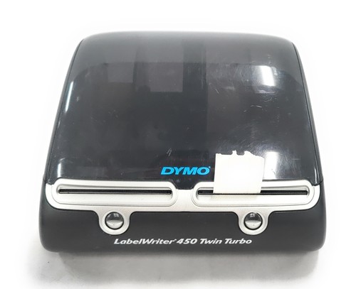 Dymo LabelWriter 450 Twin Turbo Dual Thermal Printer 1750160 w/ Spools & Power
