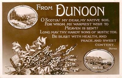 DUNOON - BRENNT - POSTKARTE