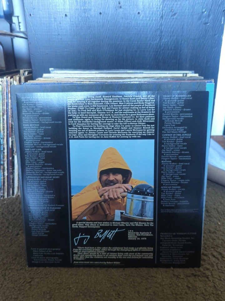JIMMY BUFFETT - Son of A Son of A Sailor LP - 1978 abc 9022-1046, Clean VG++/EX - Image 4 of 4