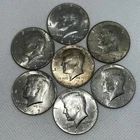 Silver Kennedy Half Dollars 1967 Silver Coins Lot Of 7 Beautiful Coins