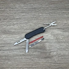 Swiss Tech Listig 7-in-1 Folding Multi-Tool, Compact Single Edge Pocket Knife...