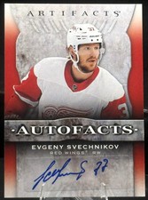 Evgeny Svechnikov 2021-22 Upper Deck Artifacts #AF-ES Autofacts - Red Wings