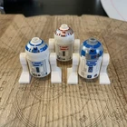R2 D2 Lego Mini Figures Red, Grey, Blue Lot