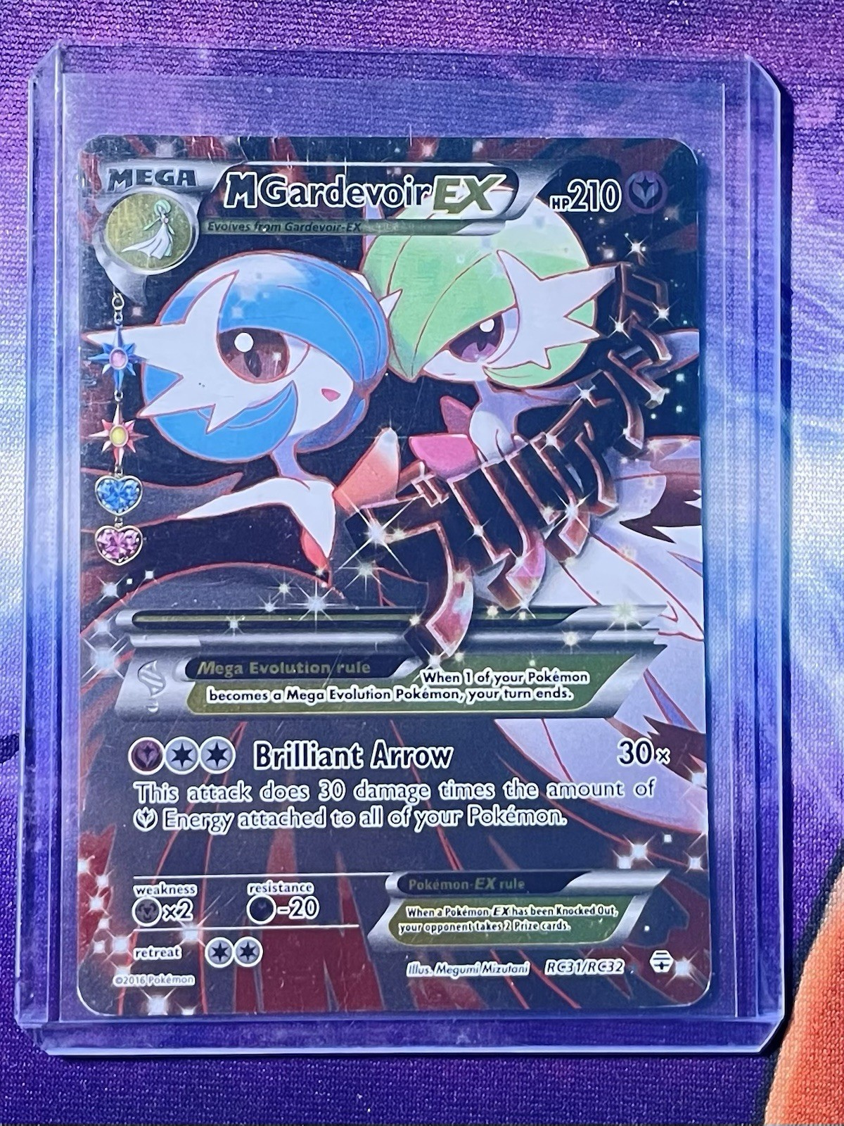 Pokémon TCG M Gardevoir EX Full Art Holo Ultra Rare RC31/RC32 Generations (NM)