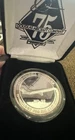 Douglas Aircraft 75th Anniversary Silver Round MD-90 1920–1995 w/ Box