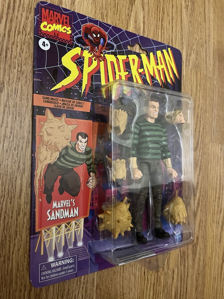 Hasbro Marvel Legends Spider-Man Sandman 6-inch Retro Action