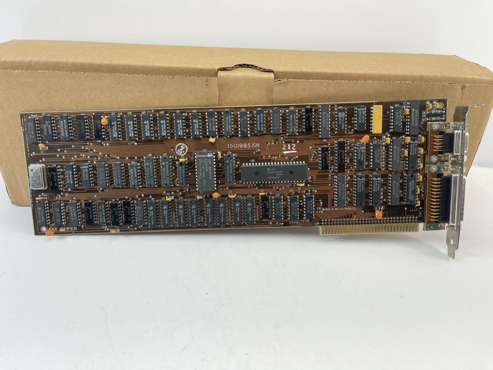 IBM CGA Video Card 8 Bit ISA, Color Graphics Adapter PC XT, Vintage ...