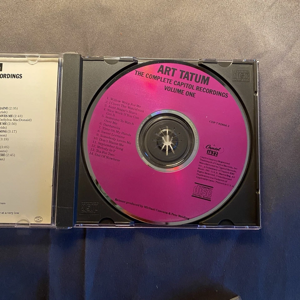 Art Tatum – The Complete Capitol Recordings Volume 1 & 2 (CD 1989) Foto 2 de 4