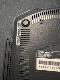 Atari Jaguar Console Only 1993 (UNTESTED) Serial K13C013903 For Parts Only As Is