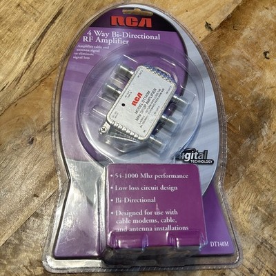 RCA 4 Way Bi-Directional RF Amplifier DT140M (unopened)
