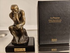 Bronze Figur "Der Denker" mit Originalbox - Top 👍