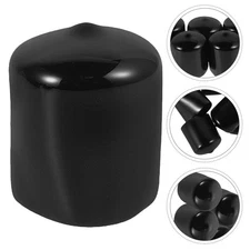  100 Pcs Thread Cap Nuts Knob Plastic Plug Ends Screws Covers Caps