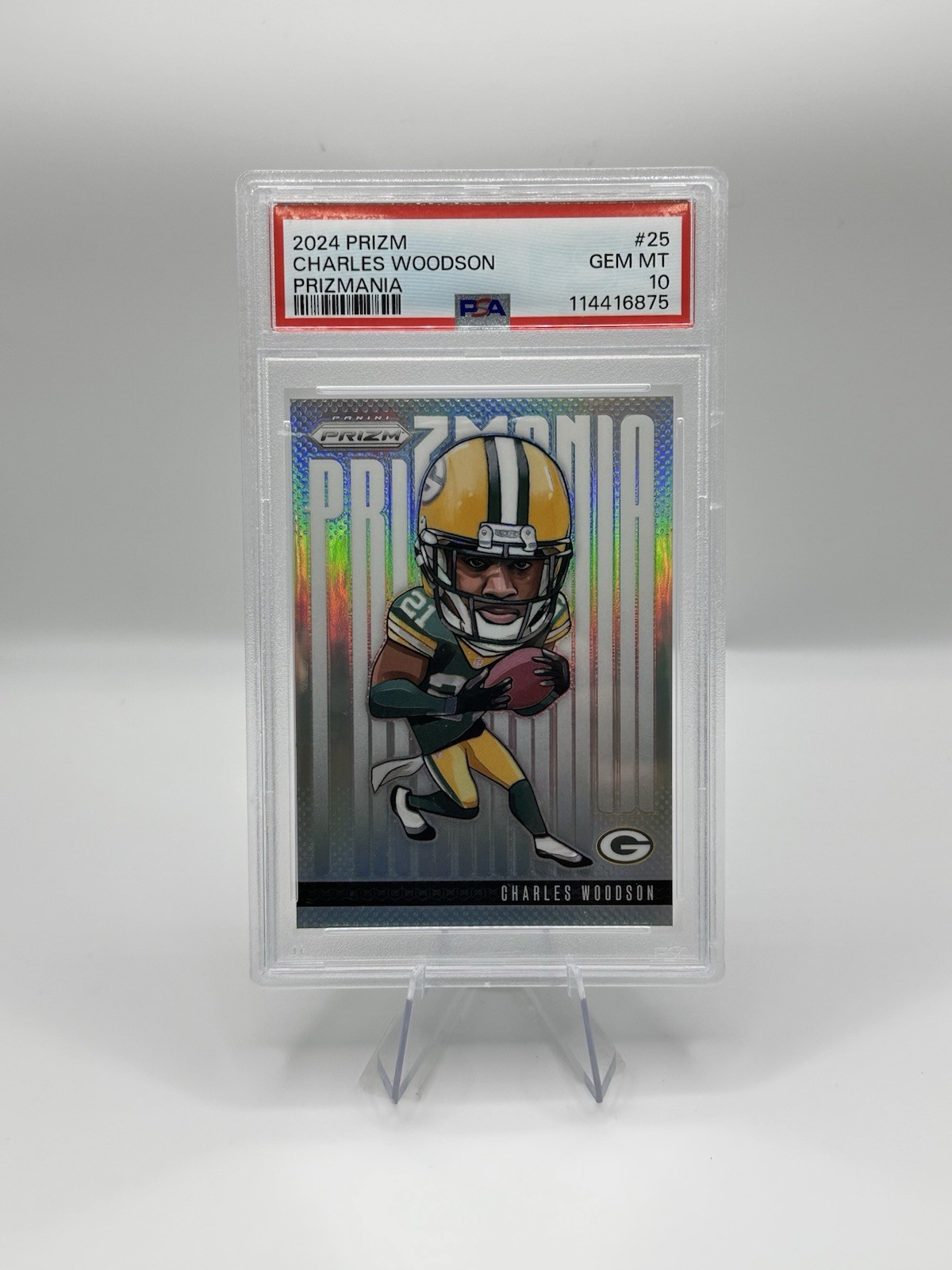 💥 Charles Woodson SSP PRIZMANIA PSA 10💥 2024 Prizm - Prizmania Case Hit