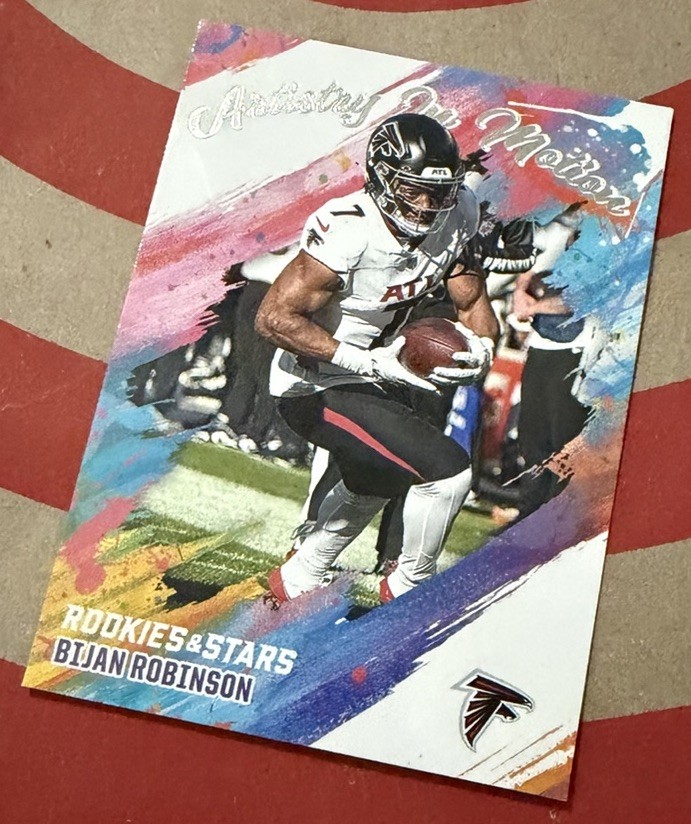2025 Panini Rookies & Stars - Artistry in Motion Bijan Robinson #1