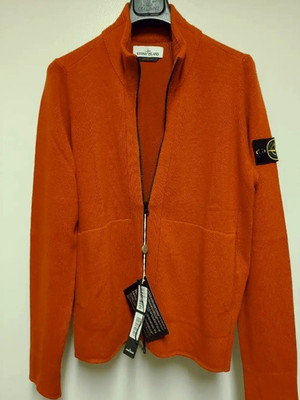 Stone Island Full Zip Up Cashmere Sweater Sz M