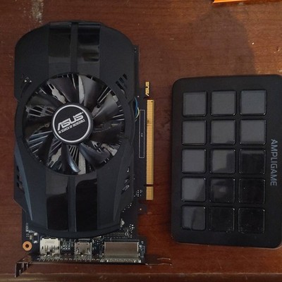 ASUS GeForce GTX 1050 Ti 4GB GDDR5 PCIe x16 HDMI DP DVI VR Ready DX12 and deck 
