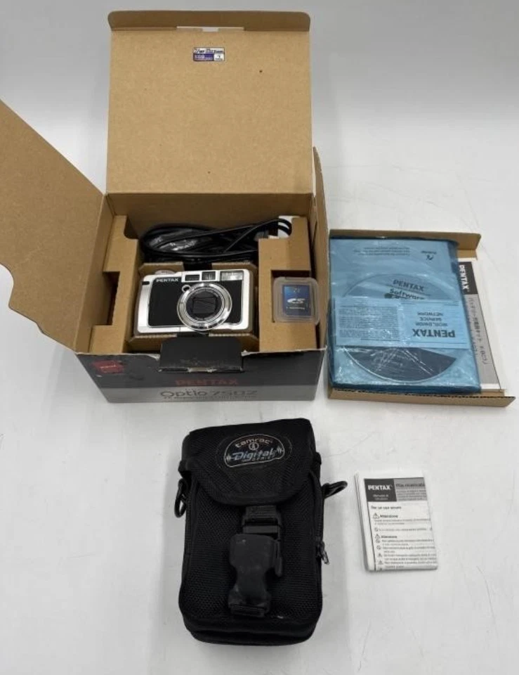 Pentax Optio 750Z 7 MP Digital Camera / 5× Optical Zoom / Made in Japan / Tested - Image 2 of 4