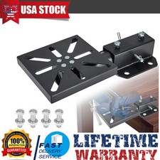 360  Rotating Bench Mount for Vises Grinders  Notchers Black Universal