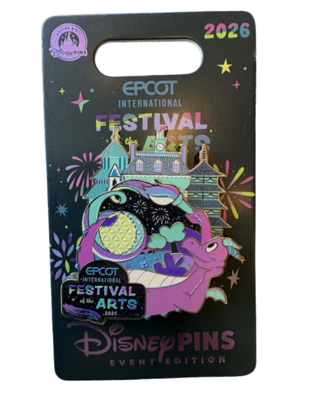 Disney Parks 2026 Festival Of The Arts Figment Painting Pavilions LE Pin NEW