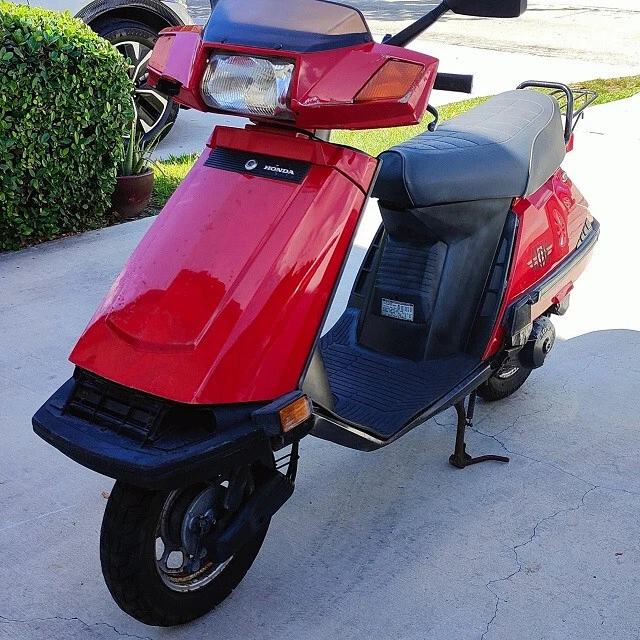 HONDA CH80 精英 80 黑色座椅套 1985 - 2007 年,这些不适合 CH150 — 第 3/4 张图片