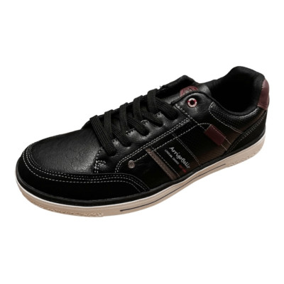 ARRIGO BELLO Men s Faux Leather Lace Up Casual Fashion Sneakers Size 11 1/2
