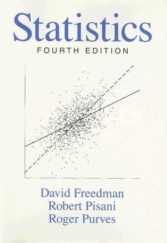 Statistics by David Freedman, Roger Purves and Robert Pisani (2007, Hardcover) - Bild 1 von 1