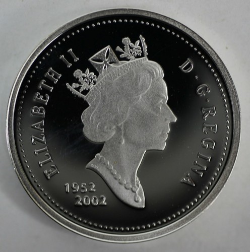 2002 CANADA 5 CENTS PROOF SILVER NICKEL HEAVY CAMEO COIN - Picture 2 of 2
