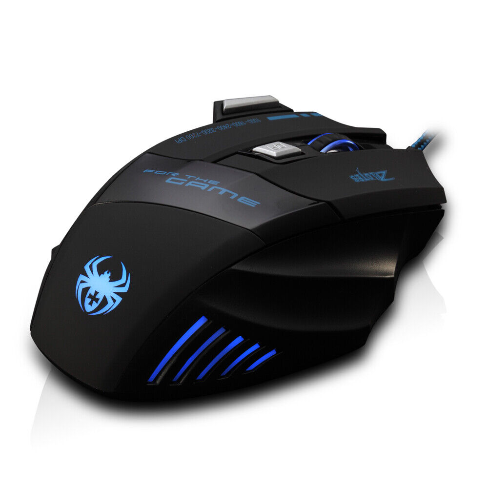 Zelotes Gaming Mouse USB Wired Backlight 7 Button 7200 DPI