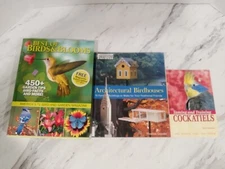 Bird Book Lot: Best Of Birds And Blooms - Architectural Birdhouses - Cockatiels
