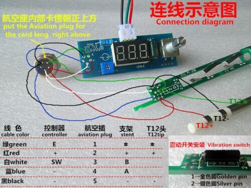 New Digital LED Soldering Iron Station Welding Soldering DIY Kits for HAKKO T12 - Picture 4 of 6