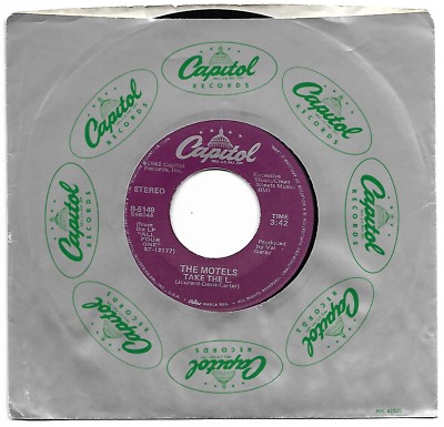 MOTELS, THE  (Take The L.)  Capitol 5149 = MINT RECORD!