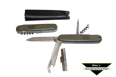 MARKENLOS BW Taschenmesser Klappmesser Anglermesser Messer Bundeswehrmesser oliv Neu *