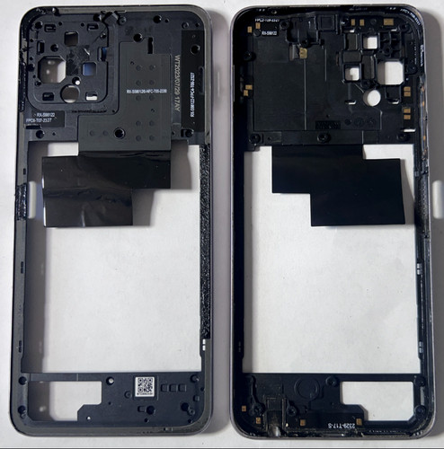 OEM T-MOBILE REVVL 6x 5G TMRV065G ORIGINAL MID FRAME HOUSING BEZEL NFC FLEX GOOD