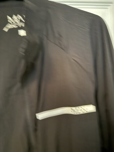 BOOHOO MAN - SIZE L Black LONG SLEEVE ACTIVE GYM ZIP TRAINING Top - Picture 4 of 4