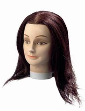 Übungskopf Standard Friseurkopf - Echthaar ca. 30 cm